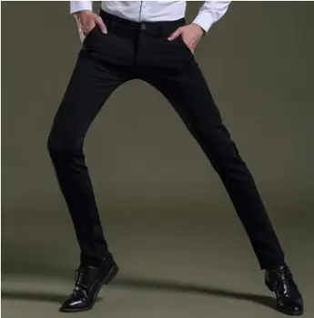 

Free Shipping2018 new style men's casual trousers, Korean version slim men's trousers, elastic small foot pants DY-434