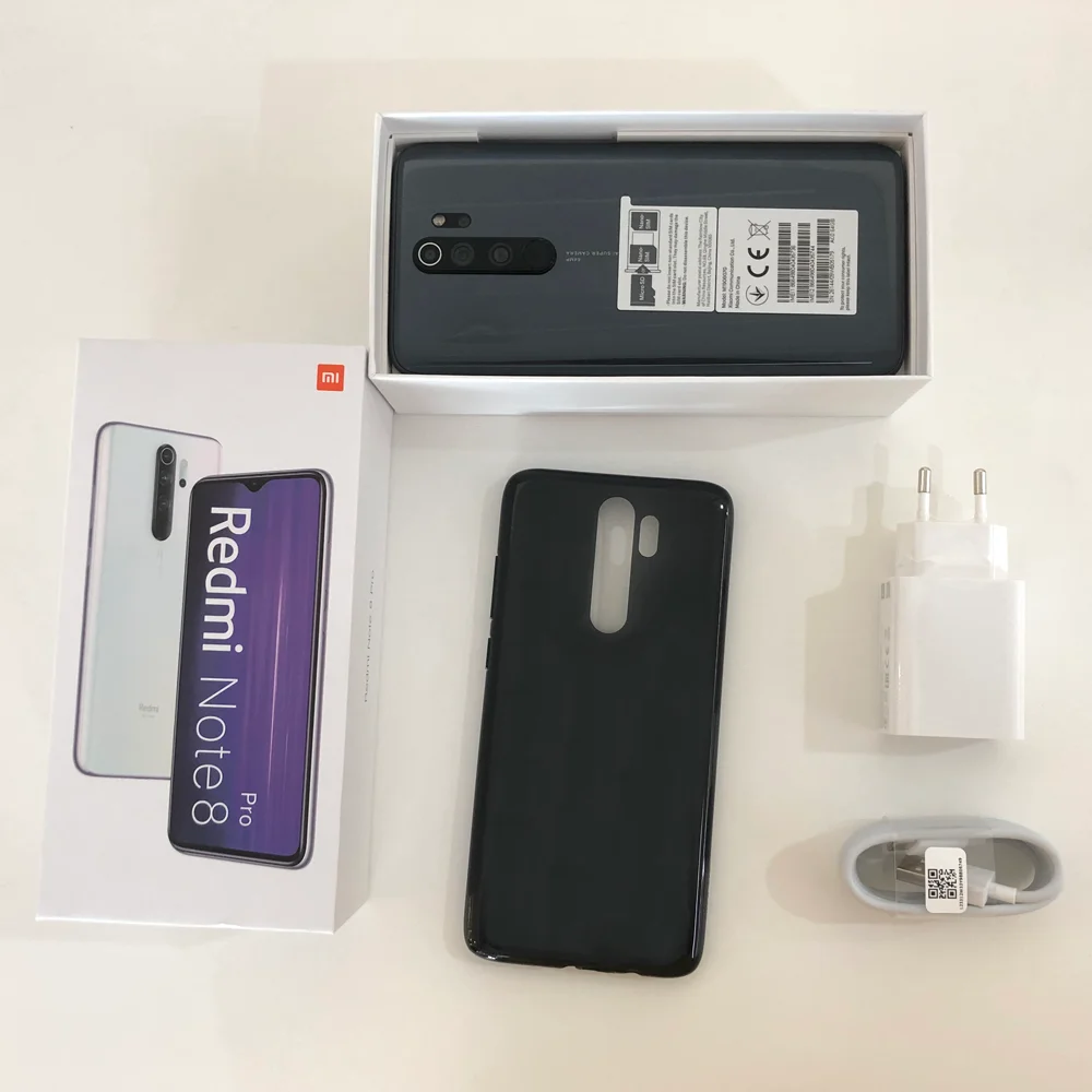 Мобильный телефон Xiaomi Redmi Note 8 Pro с глобальной версией, 6 ГБ, 64 ГБ, четырехъядерный смартфон MTK Helio G90T, четыре ядра, 4500 мАч, NFC