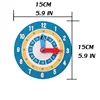Kids Montessori Materials Wooden Clock Toys Time Learning Teaching Aids Educational Toys For Children School Clever Board Toy 4