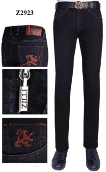 

BILLIONAIRE Jeans men 2019 Winter new cotton Cowhide Fashion England casual embroidery Comfortable high quality free shippng