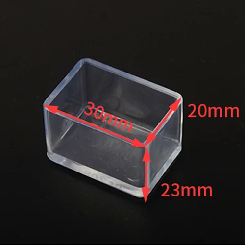 4/8pcs Chair Leg Caps Rubber Feet Protector Pads Furniture Table Covers Socks Plugs Cover Furniture Leveling Feet Home Decor Rectangle 20x30mm