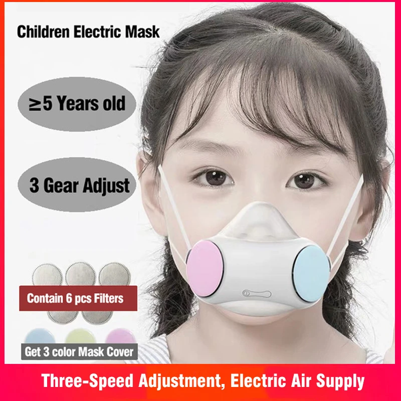 

Child Anti Dust Protective Safety Filter Face Respiratory Air Purification MaskN95 Respirator Electric Gas Mascherine Mouth Mask