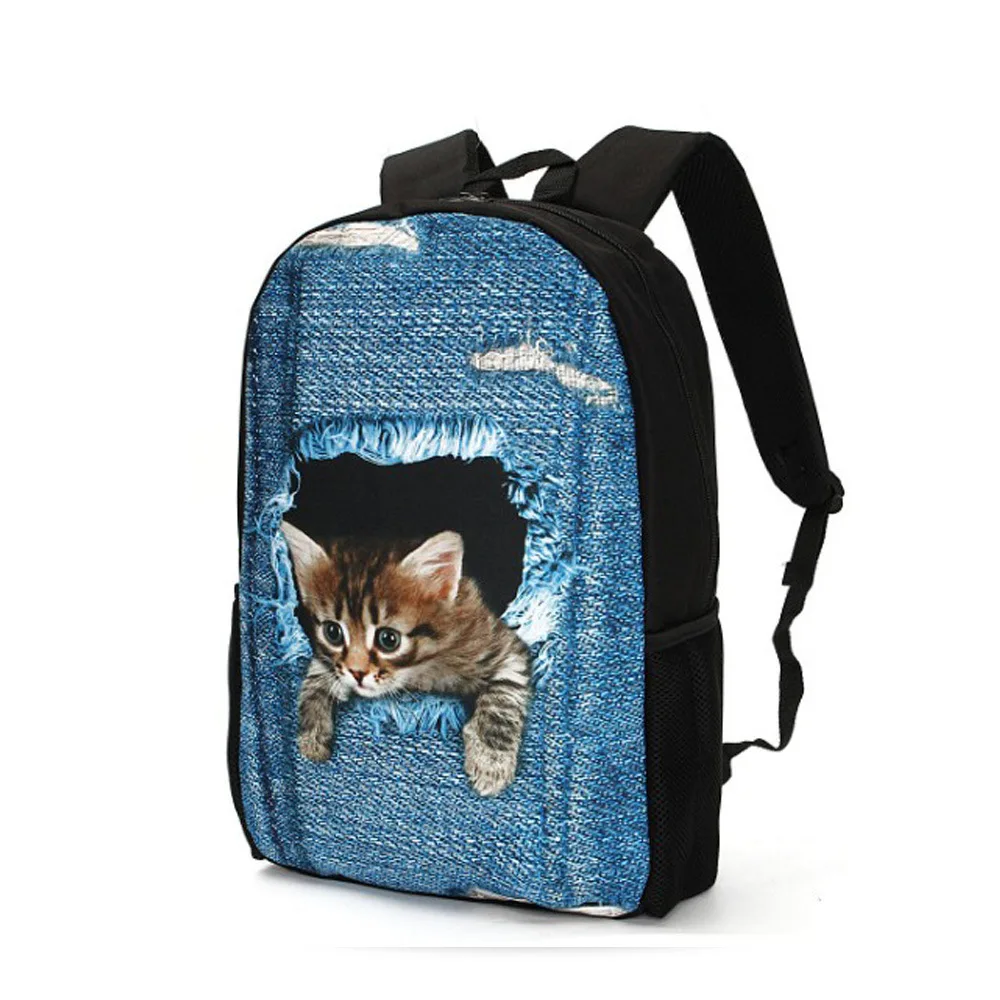 

Cartoon Backpack Cool 3D Simulated Animal Backpack Cowboy Printed Small Batch School Bag Primary School STUDENT'S