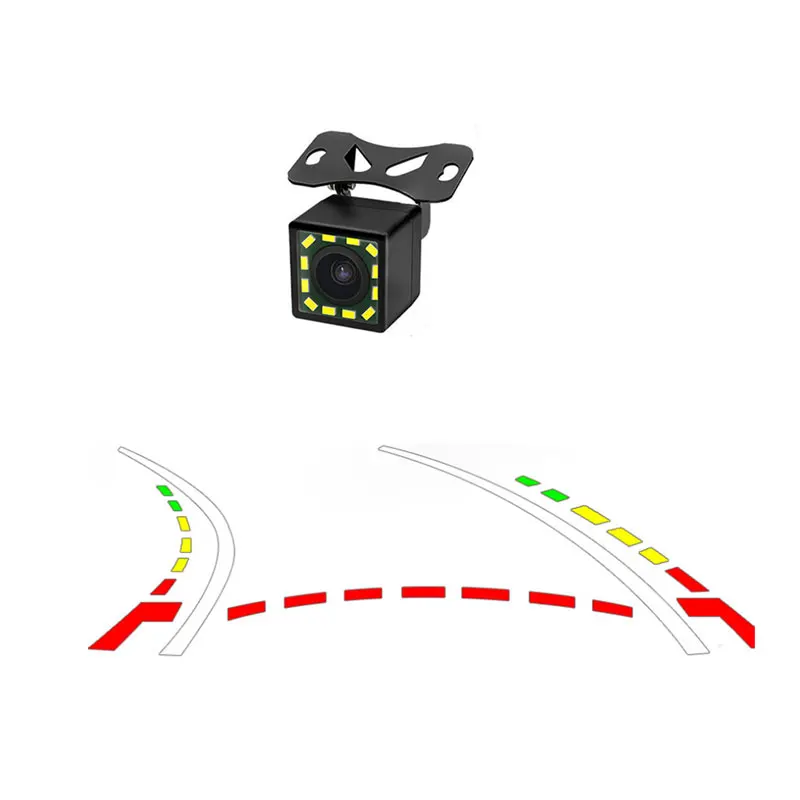 BYNCG интеллектуальная динамическая траектория треков камера заднего вида HD CCD резервная камера заднего хода авто реверсивная парковочная система