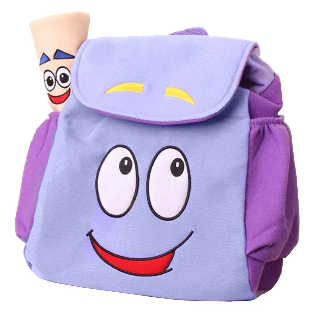 Dora Explorer Backpack Rescue Bag with Map Pre-Kindergarten Toys Purple Christmas gifts dora explorer backpack