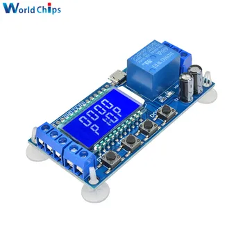 

Delay Time Micro USB 6-30V Relay Module Timing Switch Control Cycle Timer LCD Display Intelligent Control Time Board Module