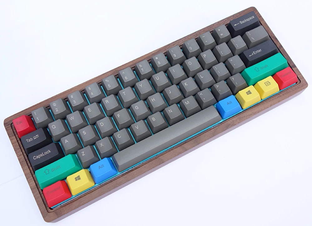 GH60 механическая клавиатура DIY Пластик чехол прошитый с QMK прошивки программируемый покер чистый HHKB Minila XD60 XD60