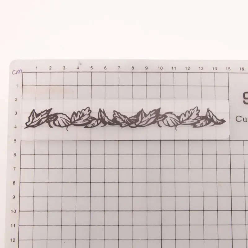 Листья Пластиковые тиснение папка Трафарет Шаблон DIY скрапбук фото альбом