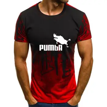 

2020 men's Pumba printed T-shirt new camouflage short-sleeved T-shirt breathable comfortable T-shirt
