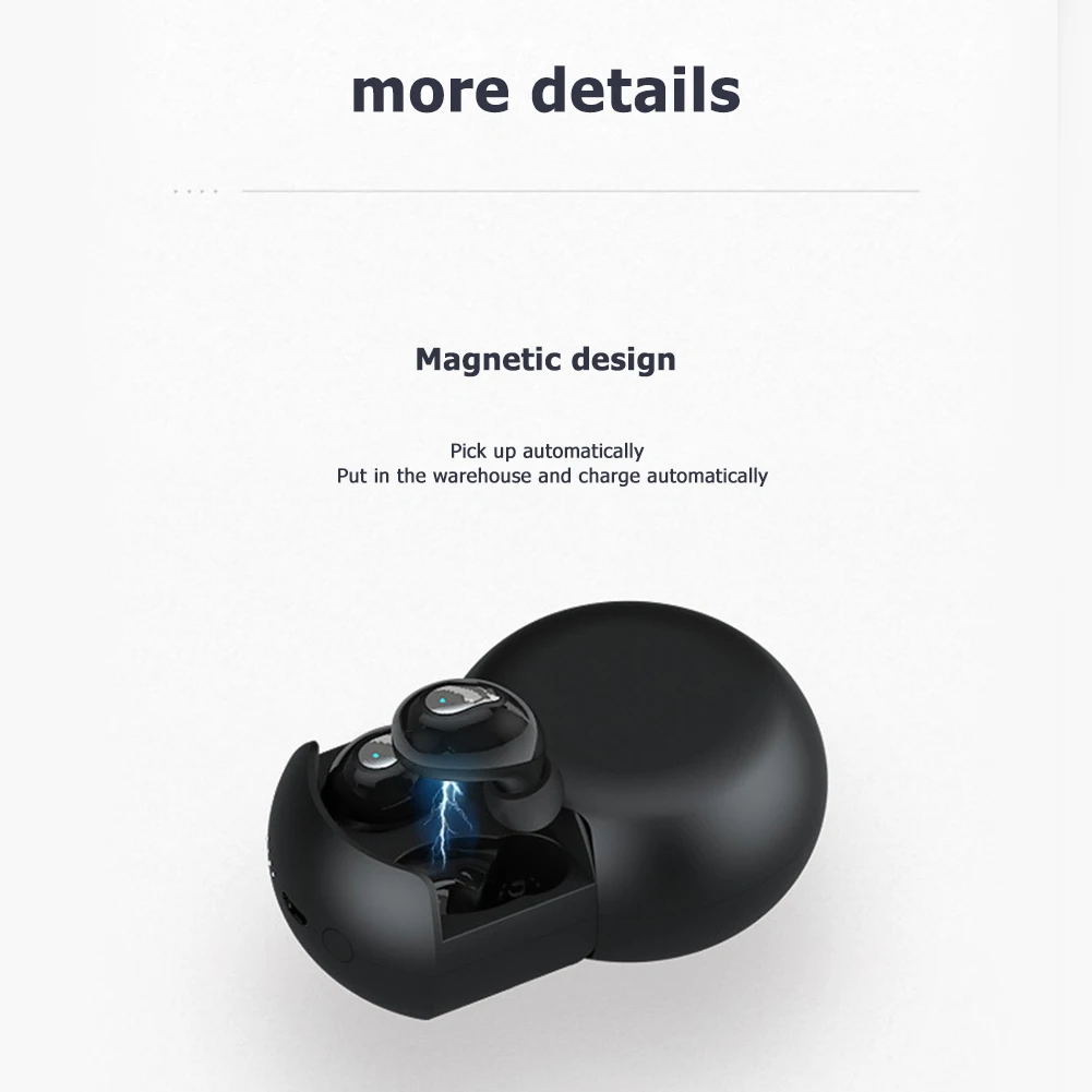 TWS Earbuds Wireless Stereo Bluetooth 5 0 Headphones Sport Earphones with Mic Mini Headphone Sport Headset with Charging Box