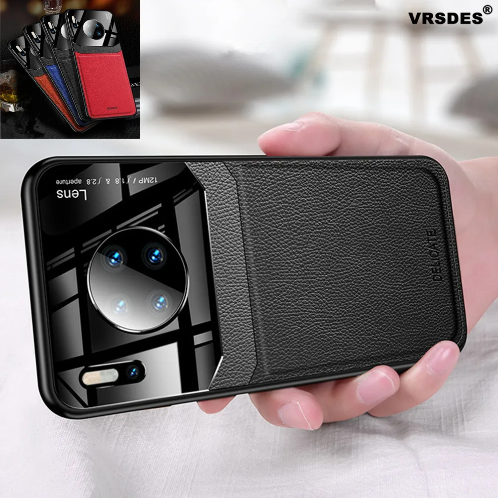 

Luxury Business Leather Case For Huawei Mate 30 20 Pro 20X P30 P20 Pro Lite Honor 10 9 Lite V20 V10 Note 10 8X 9X 20 Pro Play