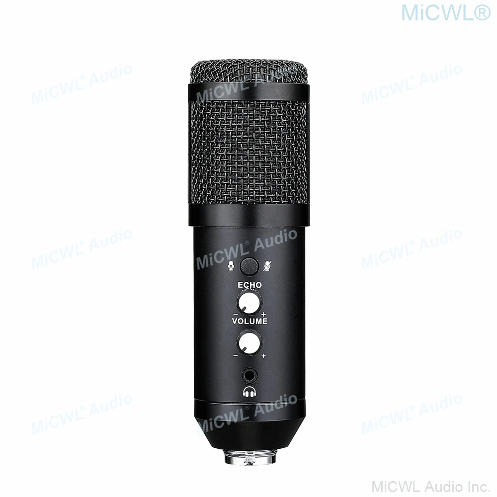 

Pro USB Microphone Cardioid Condenser Studio Recording Live Karaoke Microfone Mic for Laptop PC Computer with Tripod Stand