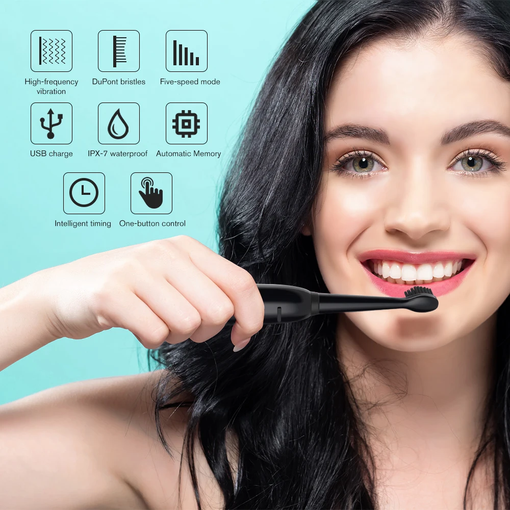 Camfutr Ultrasonic Sonic Electric Toothbrush USB Charge Rechargeable Tooth Brushes Washable Electronic Whitening Teeth Brush Camfutr Ultrasonic Sonic Electric Toothbrush USB Charge Rechargeable Tooth Brushes Washable Electronic Whitening Teeth Brush