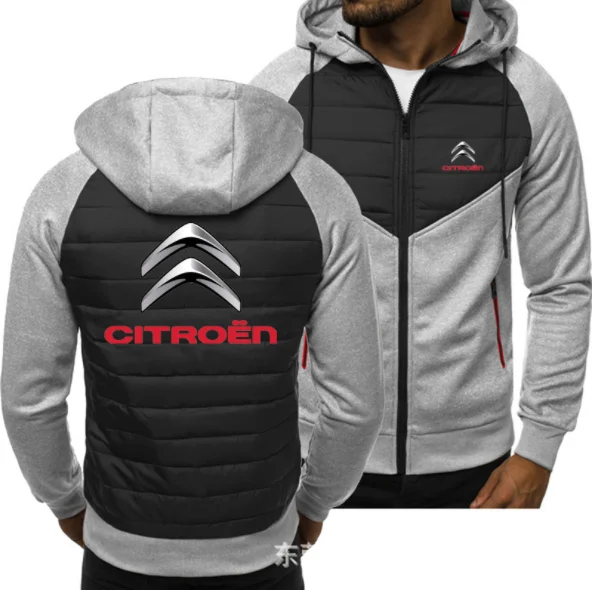Chaqueta con estampado de CITROEN para hombre, sudadera informal de manga larga con cremallera, primavera y otoño, novedad de 2021