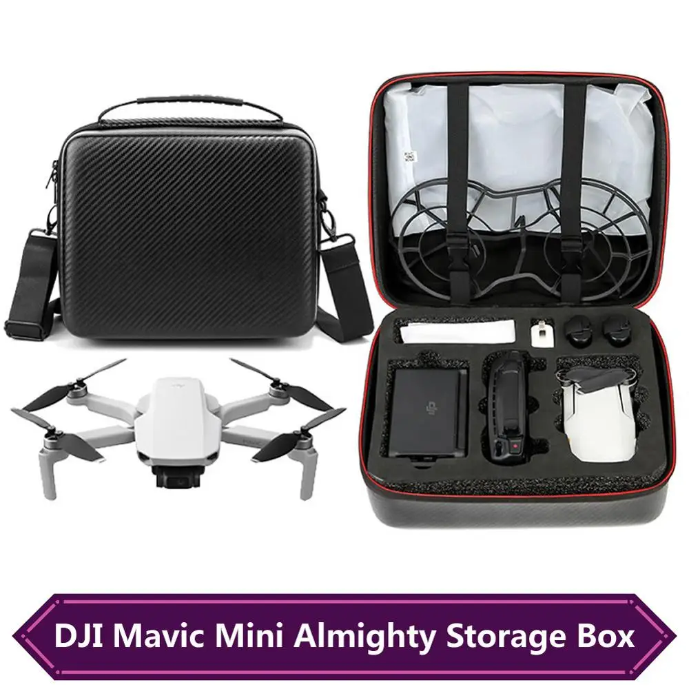 Mega Discount XDM DJI Mavic Mini Drone With Protective Cover Accessories Shoulder Bag Outdoor Portable Waterproof Portable Almighty Storage Box 