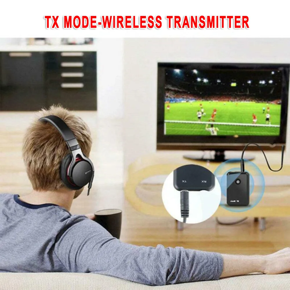 2в1 Bluetooth V4.2 беспроводной аудио передатчик приемник 3,5 мм Музыкальный адаптер беспроводной Bluetooth аудио передатчик приемник