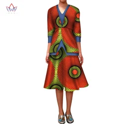 Summer African Wax Print Patchwork Clothes For Women Elegant Lady Skirt Set Femme Bazin Riche Cotton Set Plus Size BRW WY7172