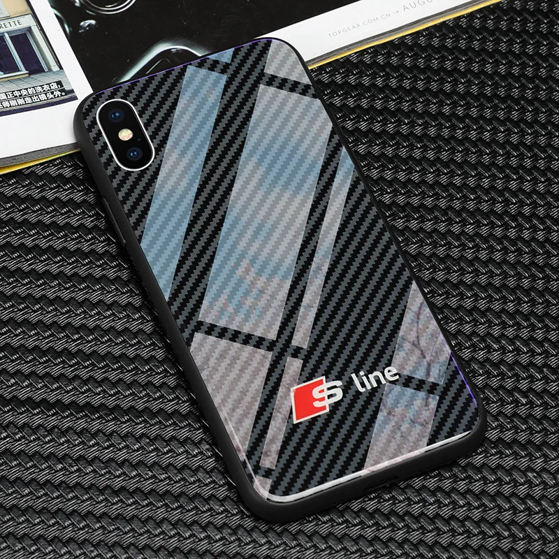 Роскошный автомобильный чехол для телефона для iphone 6 6S 7plus 8 8plus X XR XS 11 Pro Max чехол из закаленного стекла - Цвет: G-005