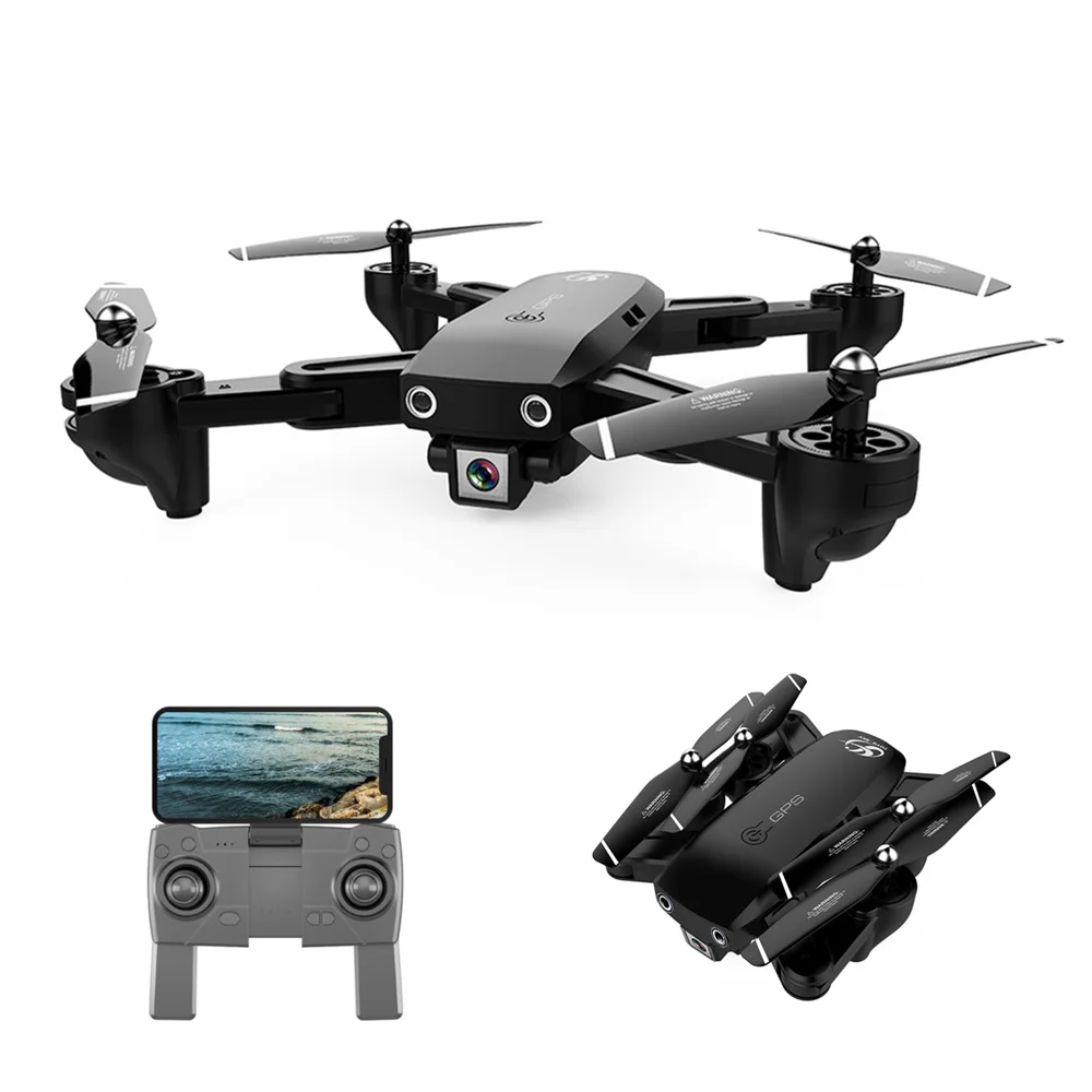 Беспилотник на радиоуправлении CSJ gps wifi FPV S166 RC Квадрокоптер Дрон с 1080P камерой HD 18