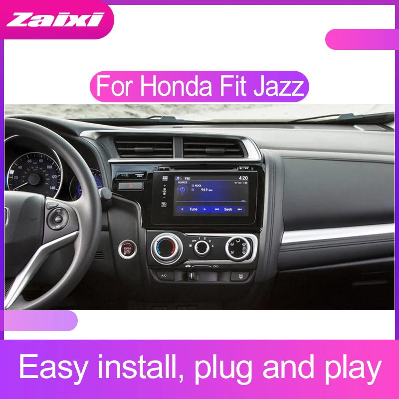 ZaiXi Android автомобильный мультимедийный плеер 2 Din WIFI GPS навигация Авторадио для Honda