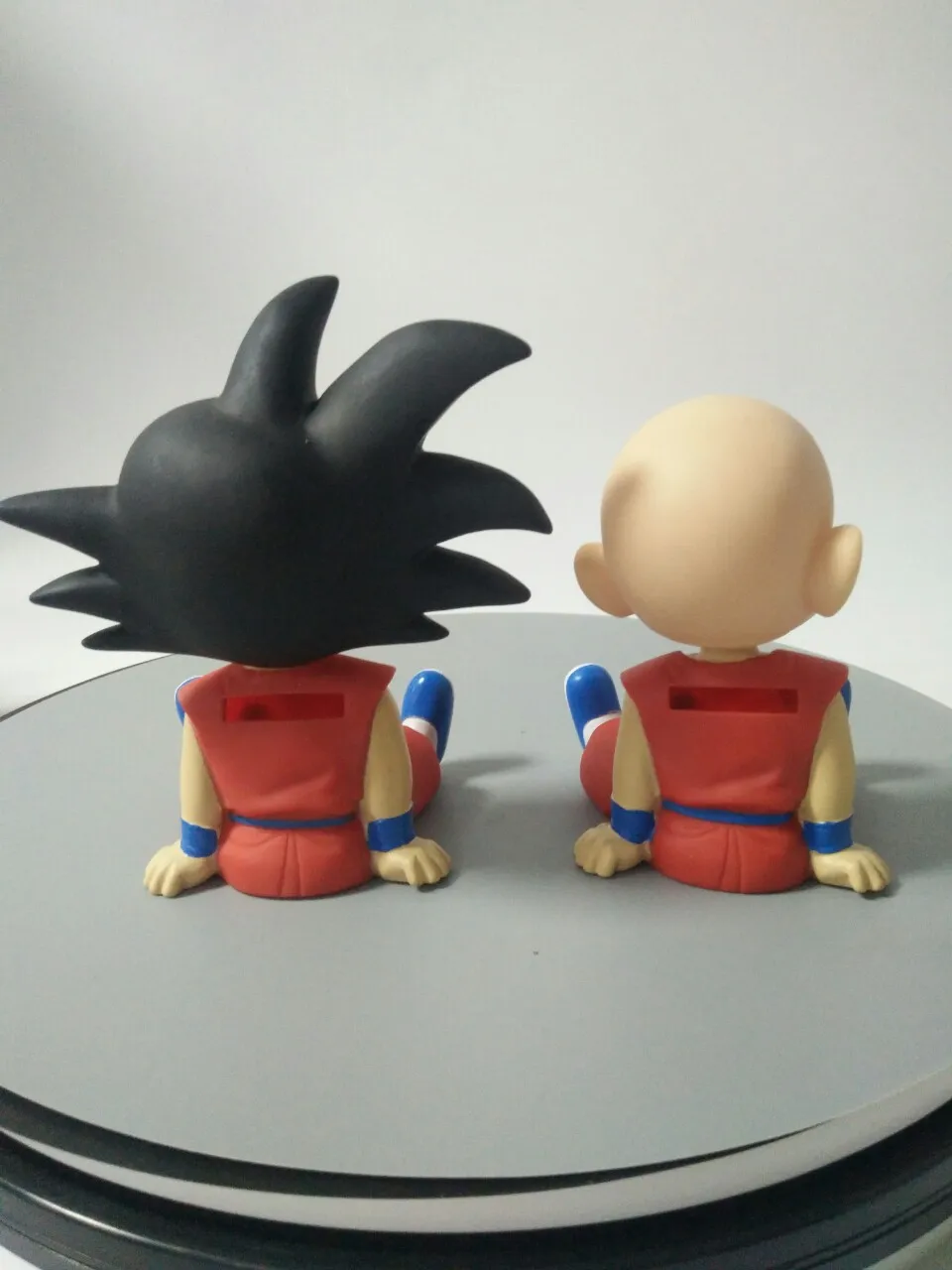 Dragon Ball Figure Budokai Son Goku Kuririn Vinyl Piggy Bank Figure Anime Model Decoration Scenery Figure Model Toys