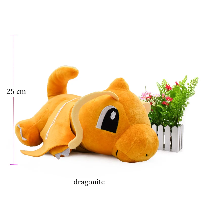 dragonite 30 стилей Аниме Кукла Пикачу тиранитар драконит пассимиан Misdreavus чучела Peluche Плюшевые игрушки Рождественский подарок для детей - Цвет: dragonite