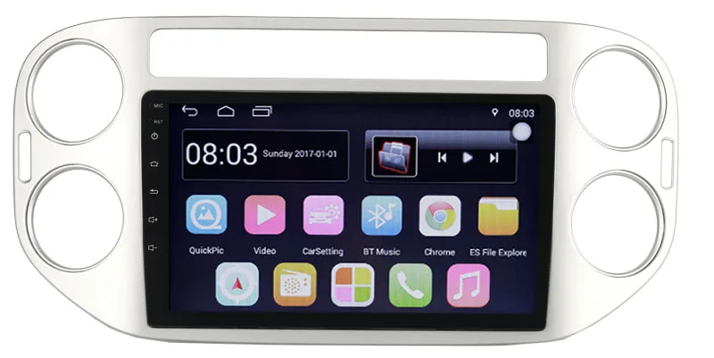 

9" Quad Core Android 10 2.5D IPS screenCar GPS radio Navigation for Volkswagen VW Tiguan 2013-2015