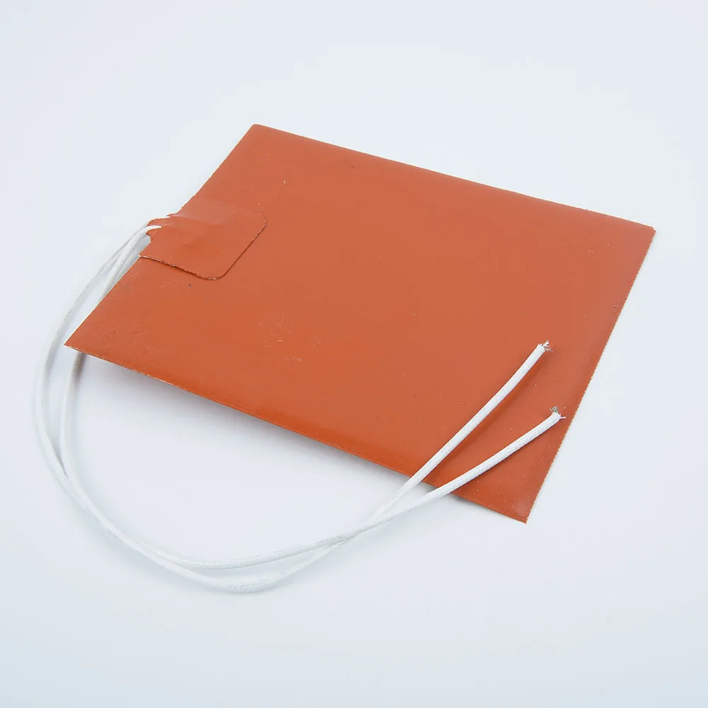 12V DC 12W 100*120mm Silicone Orange Heater Pad Flexible Waterproof For 3D Printer Heated Bed Heating Mat ► Photo 3/6