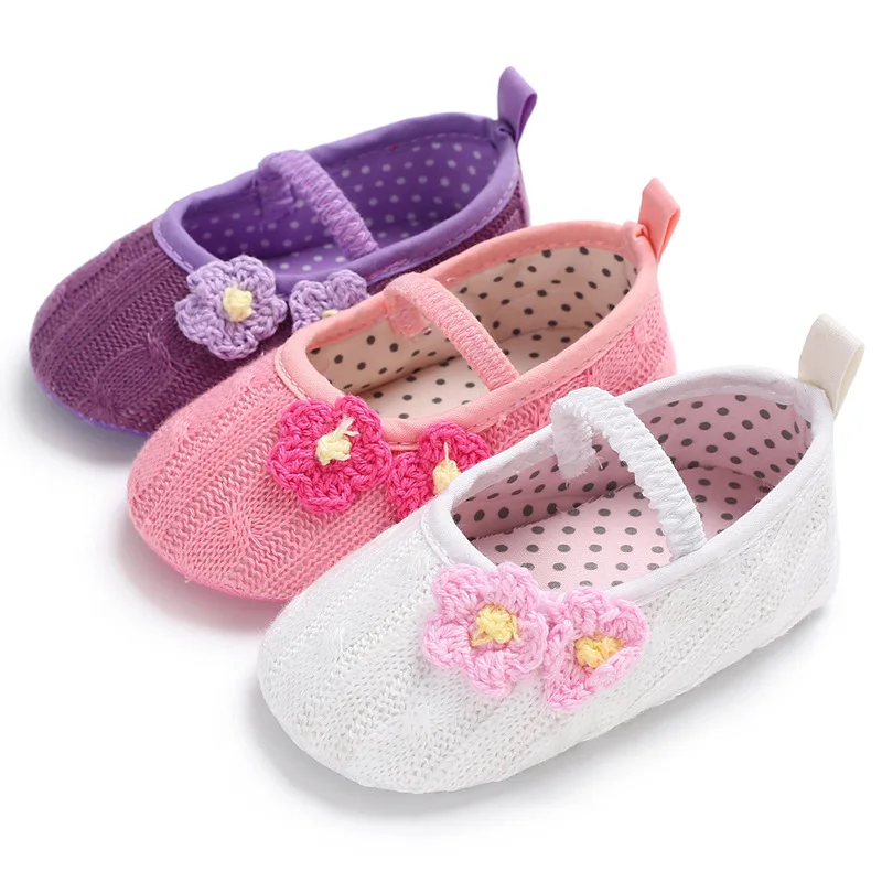 

Haiya Spring And Autumn 0-1-Year-Old Baby Girls Fashion Yarn Soft-Sole Babies' Toddler Shoes Support