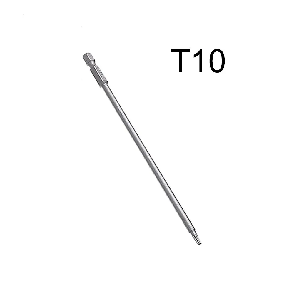 Embout de tournevis magnétique Torx, 150mm de long, T8, T10, T15, T20, T25, T27, T30, T40, pièces d'outils à main, embouts de tournevis, 1PC