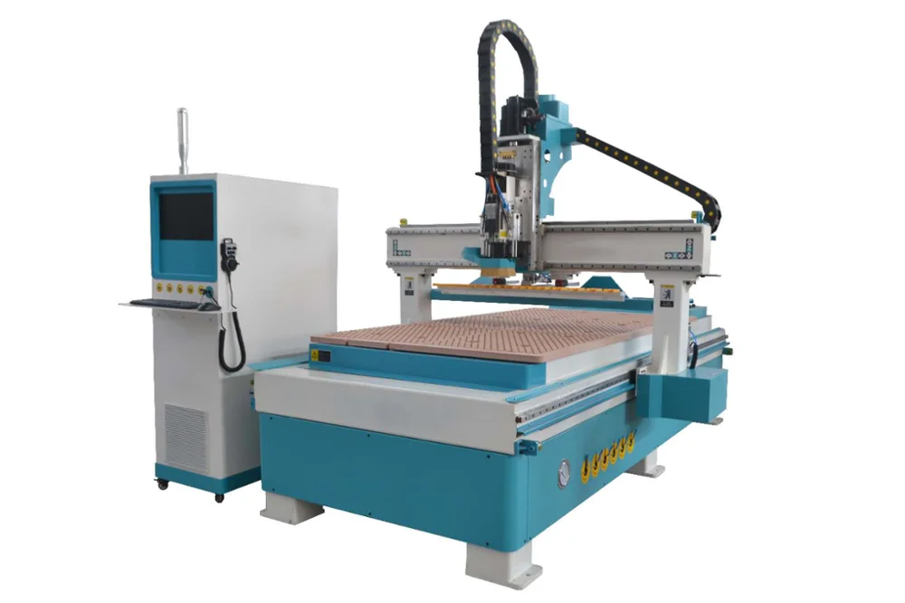 450B stepper motors multi heads Pneumatic ATC 2125 wood cnc router