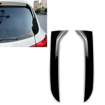 

Rear Side Wing Roof Spoiler Stickers Trim Cover Gloss Black for Volkswagen Tiguan MK1 2007-2016