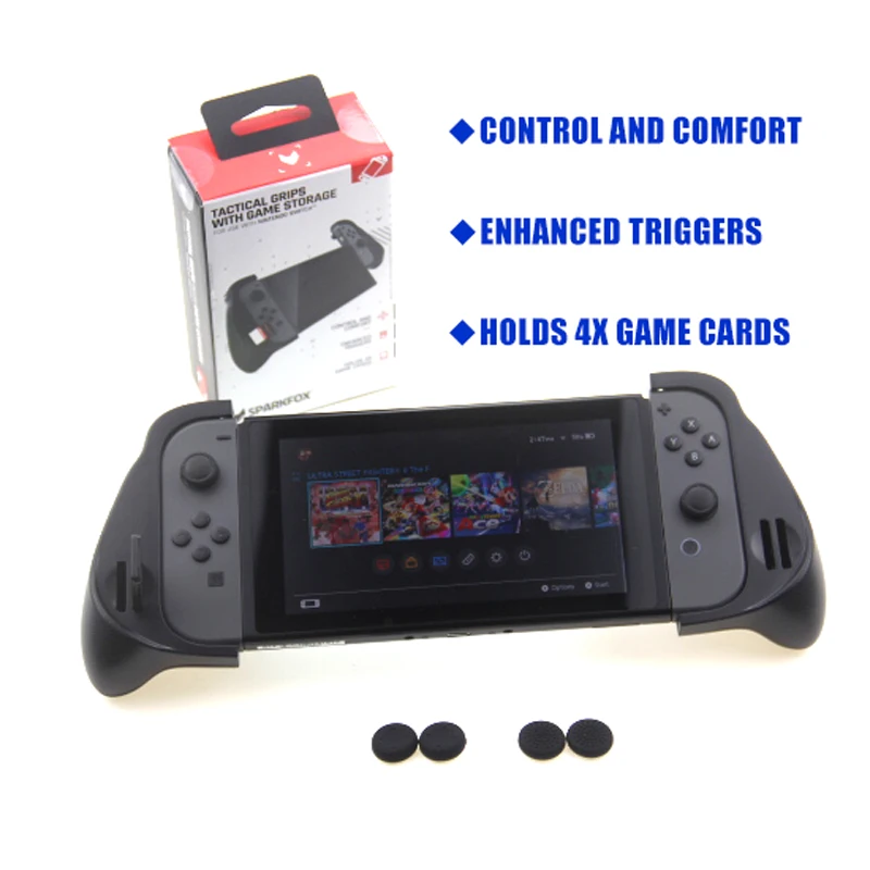 Nintendo Switch Joycon Grip Dockable Trigger Handgrip чехол Чехол ручные игровые ручки обновленные для