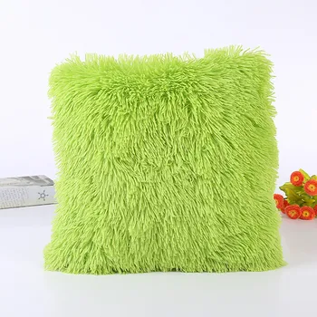 

45*45cm Plush Furry Cushion Cover New Pillow Case Decorative Throw Pillow Case 2020 Home Bed Room Sofa Decor Home Decor Yl