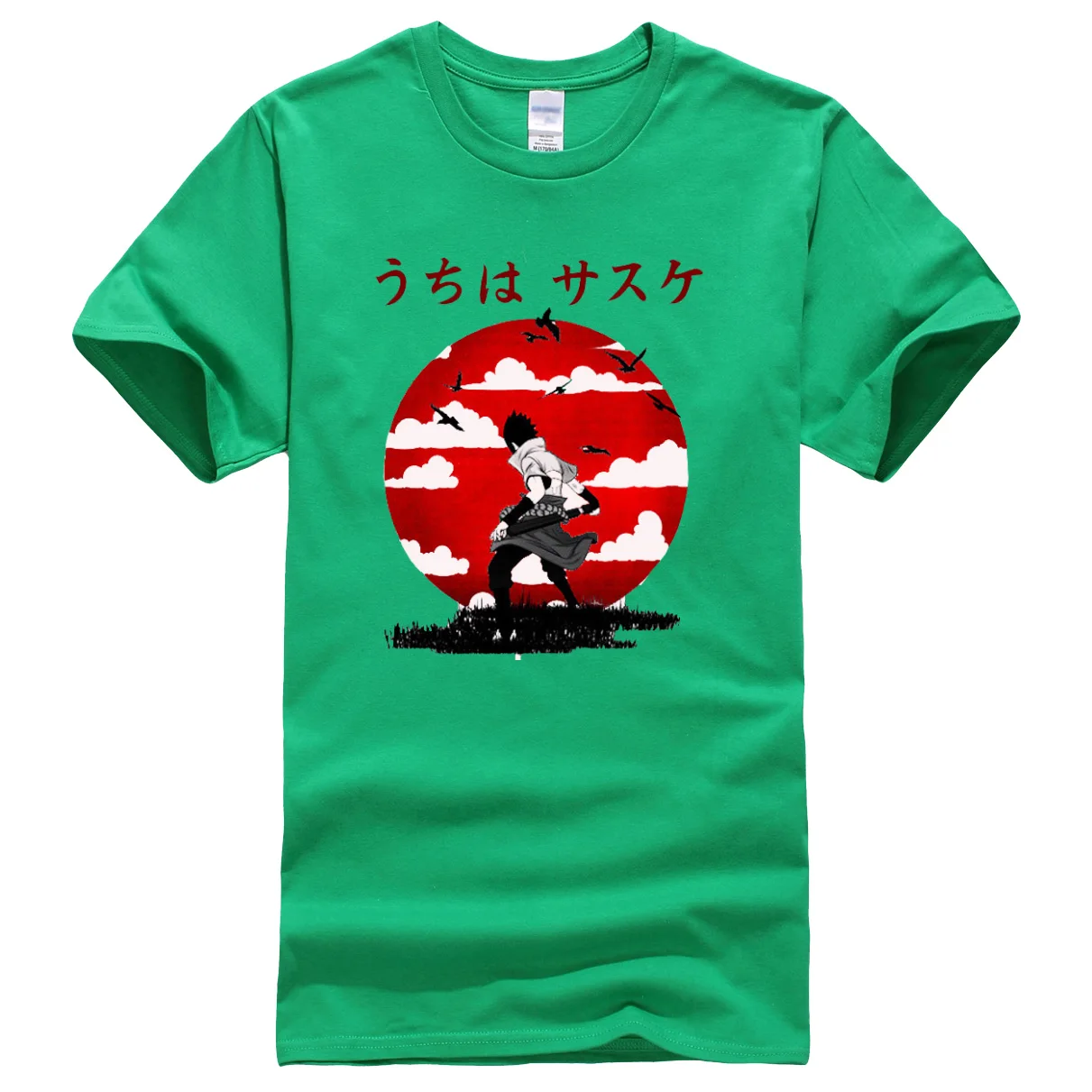 Мужская футболка с героями мультфильма Учиха сасуке Наруто лето 2020 японский