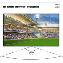 100-inch Projector Screen For Smart Phone Hologram Movie Screen HD Quality Outdoor Office Home Indoor Foldable Projection Cloth