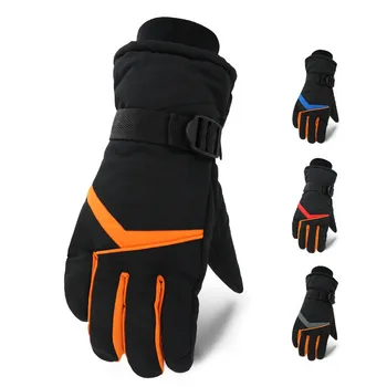 

Men Ski Gloves Warm Thick Waterproof Riding Motorcycle Gloves Outdoor Accessories