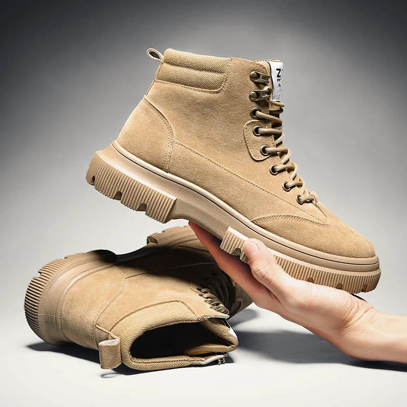 

New Arrival Martin Boots British Chelsea Boots for Men Autumn Breathable Wearable Casual Shoes Male Fashion Motorcycle Boots