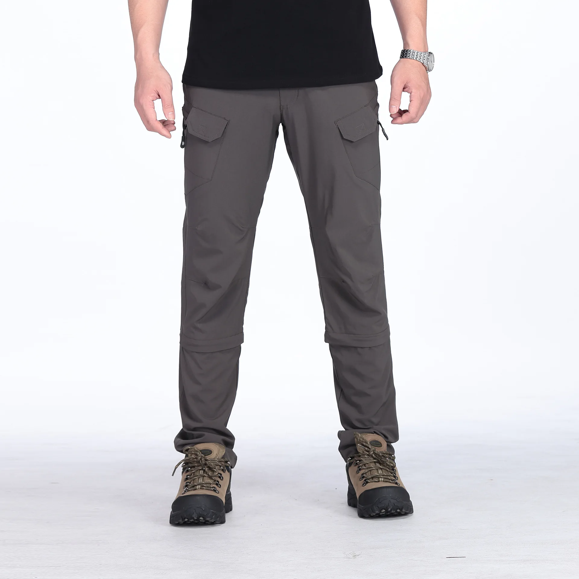 

Ix7 Tactical Casual Split Type Two Seals Outdoor Mountain Climbing Hiking Breathable Morning Exercise Four Sides Elasticity Quic