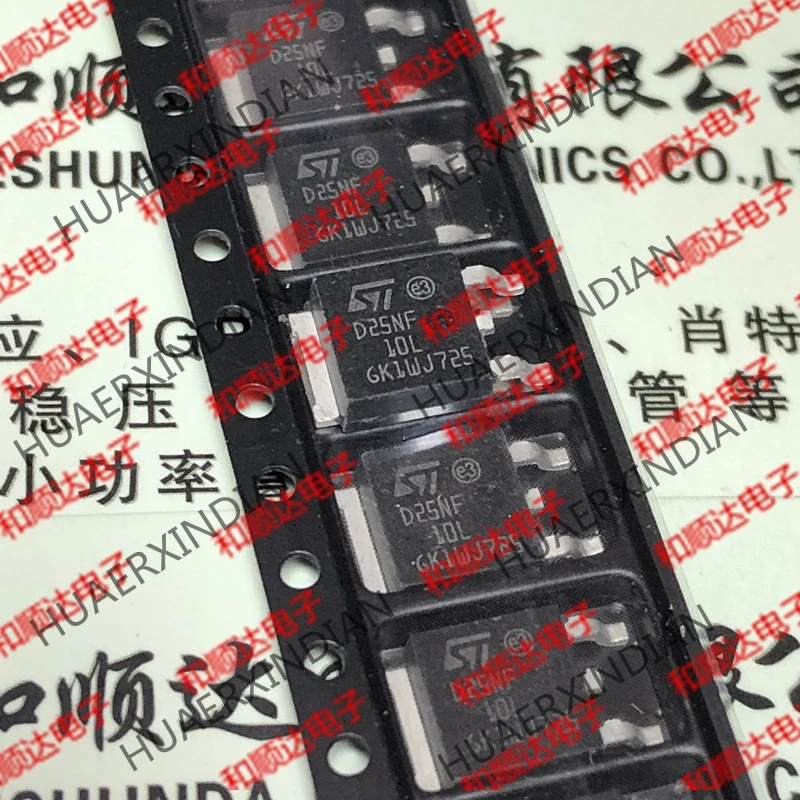 10 шт./лот и STD25NF-10L D25NF-10L-252 100V 25A на