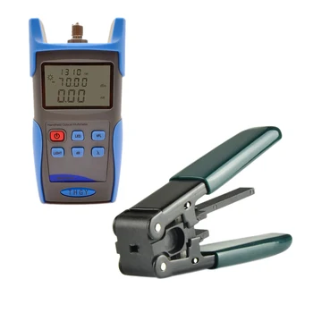 

Optical Fiber Power Meter 30Mw Visual Fc-6C Cleaver One Click Cleaner Strippers