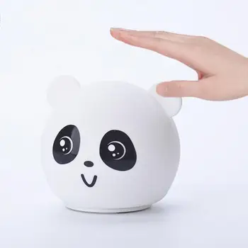 

Clapping Gradually Varied Lamp ABS Silicone USB Powered LED Light Bear Shape Energy Saving Table Smart Night Lights