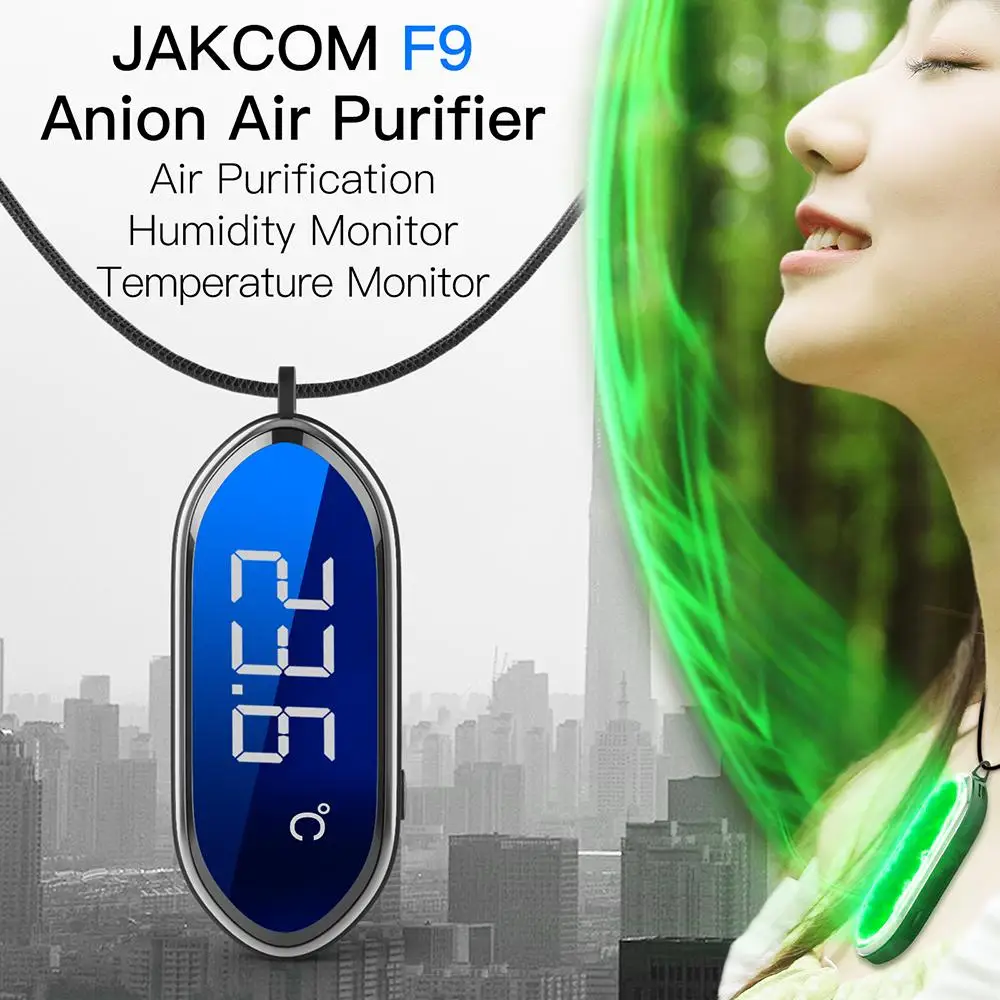 JAKCOM F9 Smart Necklace Anion Air Purifier Match to electronics promotion watch 2020 for men band 6 | Электроника