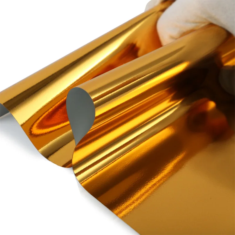 Free Shipping Wholesale GOLD Luxury Metallic Heat Transfer Vinyl Roll  Sheets Camouflage Iron on Film HTV DIY