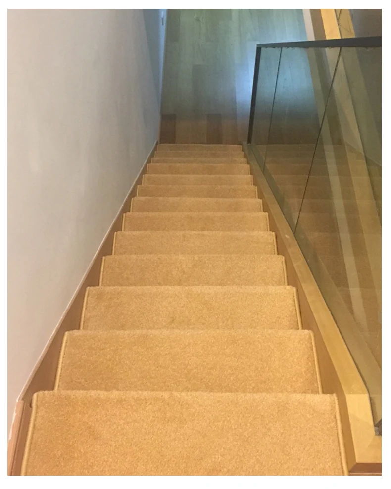 Treppenschritt Matte Hause Treppen Anti-slip Matte Rotierenden Trat  Schalldichte Teppich Bedeckt mit Schritt Boden Matte - AliExpress