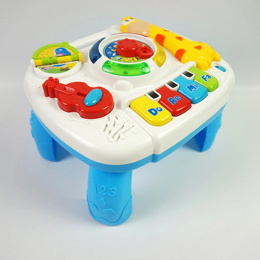 Kids Babies Giraffe Electric Music Learning Play Table Mini Piano Keyboard Toy New