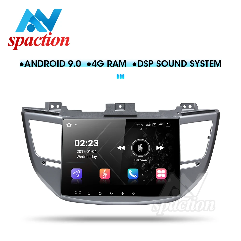 Новый автомобильный dvd-плеер для Hyundai Tucson/ ix35 2016 2017 с радио стерео gps-навигацией
