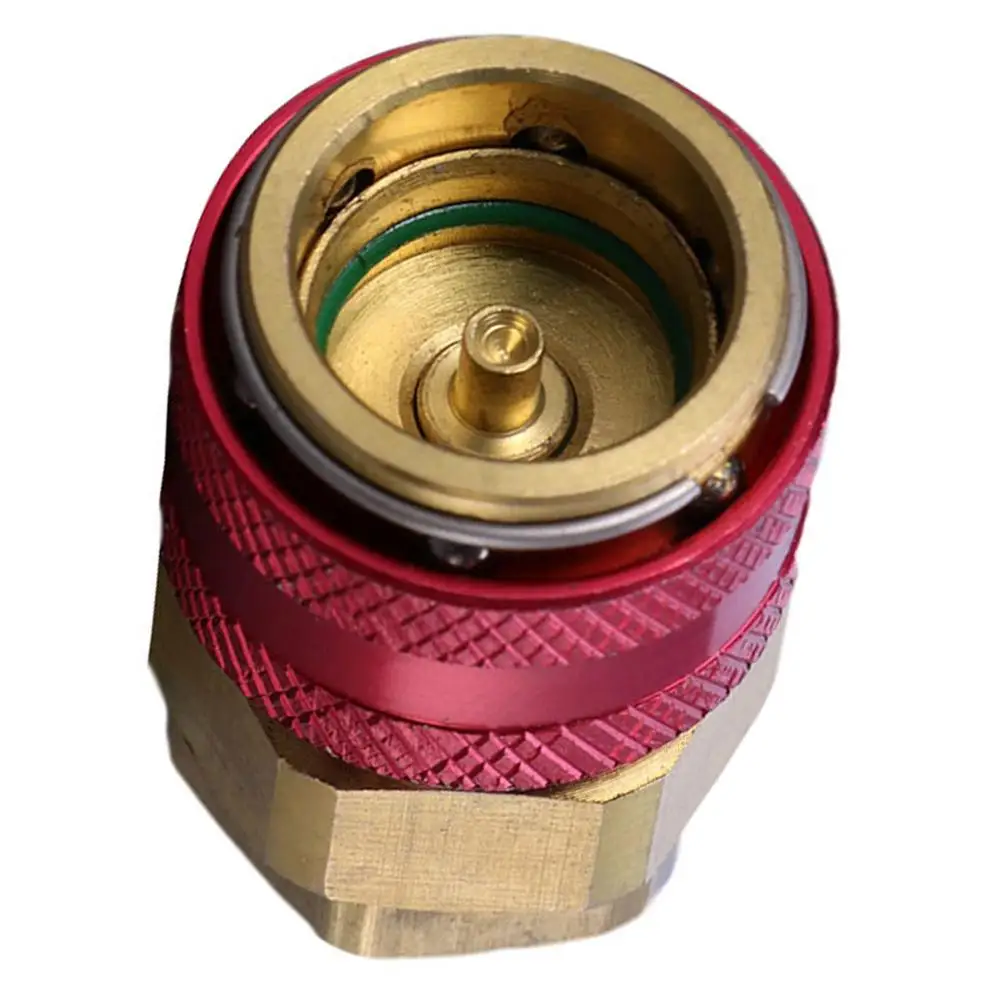 Автомобильный соединитель Freon R134A H/L 2 шт. латунные адаптеры охлаждающий