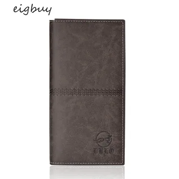 

2020 New Men's Wallet Long Wallet Korean Version of The Retro Personality Men's Business Wallet Embossed Card