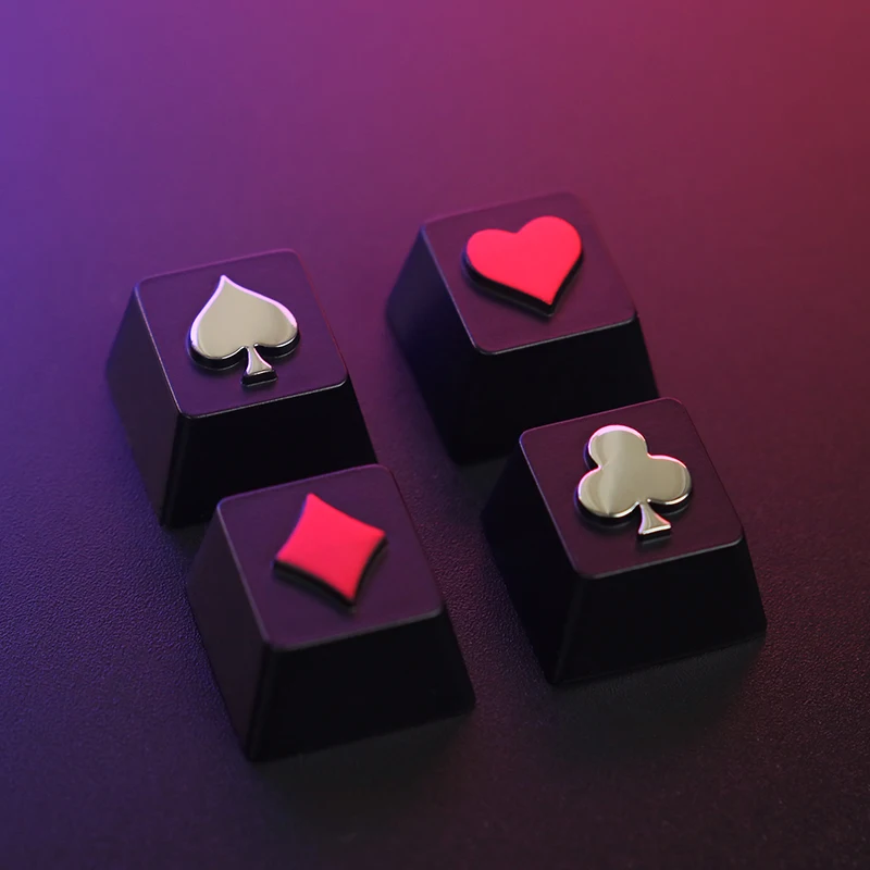 Keycaps para cereja eixo MX, altura R4, série terno, Keystone